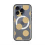 スリムプロテクションプレミアムケース with MagSafe［ シンプルドット - Beige ］