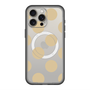 スリムプロテクションプレミアムケース with MagSafe［ シンプルドット - Beige ］