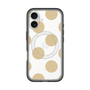 スリムプロテクションプレミアムケース with MagSafe［ シンプルドット - Beige ］