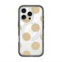 スリムプロテクションプレミアムケース with MagSafe［ シンプルドット - Beige ］