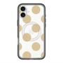スリムプロテクションプレミアムケース with MagSafe［ シンプルドット - Beige ］