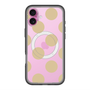スリムプロテクションプレミアムケース with MagSafe［ シンプルドット - Beige ］