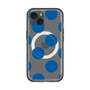 スリムプロテクションプレミアムケース with MagSafe［ シンプルドット - Blue ］