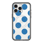 スリムプロテクションプレミアムケース with MagSafe［ シンプルドット - Blue ］