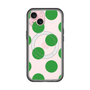 スリムプロテクションプレミアムケース with MagSafe［ シンプルドット - Green ］