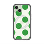 スリムプロテクションプレミアムケース with MagSafe［ シンプルドット - Green ］