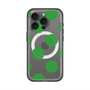 スリムプロテクションプレミアムケース with MagSafe［ シンプルドット - Green ］