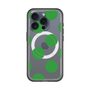 スリムプロテクションプレミアムケース with MagSafe［ シンプルドット - Green ］