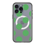 スリムプロテクションプレミアムケース with MagSafe［ シンプルドット - Green ］