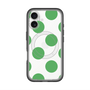 スリムプロテクションプレミアムケース with MagSafe［ シンプルドット - Green ］