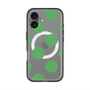 スリムプロテクションプレミアムケース with MagSafe［ シンプルドット - Green ］