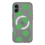 スリムプロテクションプレミアムケース with MagSafe［ シンプルドット - Green ］