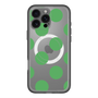 スリムプロテクションプレミアムケース with MagSafe［ シンプルドット - Green ］