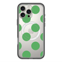 スリムプロテクションプレミアムケース with MagSafe［ シンプルドット - Green ］