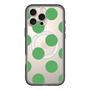 スリムプロテクションプレミアムケース with MagSafe［ シンプルドット - Green ］