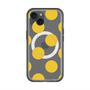 スリムプロテクションプレミアムケース with MagSafe［ シンプルドット - Yellow ］