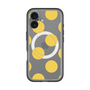 スリムプロテクションプレミアムケース with MagSafe［ シンプルドット - Yellow ］