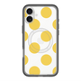 スリムプロテクションプレミアムケース with MagSafe［ シンプルドット - Yellow ］