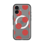 スリムプロテクションプレミアムケース with MagSafe［ シンプルドット - Red ］