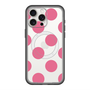 スリムプロテクションプレミアムケース with MagSafe［ シンプルドット - Pink ］