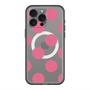 スリムプロテクションプレミアムケース with MagSafe［ シンプルドット - Pink ］