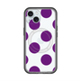 スリムプロテクションプレミアムケース with MagSafe［ シンプルドット - Purple ］