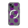 スリムプロテクションプレミアムケース with MagSafe［ シンプルドット - Purple ］