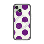 スリムプロテクションプレミアムケース with MagSafe［ シンプルドット - Purple ］