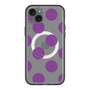 スリムプロテクションプレミアムケース with MagSafe［ シンプルドット - Purple ］