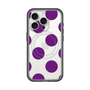 スリムプロテクションプレミアムケース with MagSafe［ シンプルドット - Purple ］