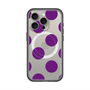 スリムプロテクションプレミアムケース with MagSafe［ シンプルドット - Purple ］