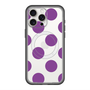 スリムプロテクションプレミアムケース with MagSafe［ シンプルドット - Purple ］