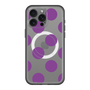 スリムプロテクションプレミアムケース with MagSafe［ シンプルドット - Purple ］