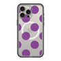 スリムプロテクションプレミアムケース with MagSafe［ シンプルドット - Purple ］