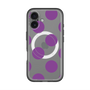 スリムプロテクションプレミアムケース with MagSafe［ シンプルドット - Purple ］