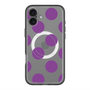 スリムプロテクションプレミアムケース with MagSafe［ シンプルドット - Purple ］