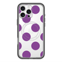 スリムプロテクションプレミアムケース with MagSafe［ シンプルドット - Purple ］