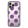 スリムプロテクションプレミアムケース with MagSafe［ シンプルドット - Purple ］