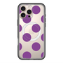 スリムプロテクションプレミアムケース with MagSafe［ シンプルドット - Purple ］