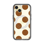 スリムプロテクションプレミアムケース with MagSafe［ シンプルドット - Brown ］