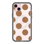 スリムプロテクションプレミアムケース with MagSafe［ シンプルドット - Brown ］
