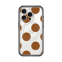 スリムプロテクションプレミアムケース with MagSafe［ シンプルドット - Brown ］