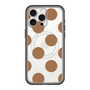 スリムプロテクションプレミアムケース with MagSafe［ シンプルドット - Brown ］