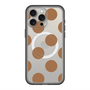 スリムプロテクションプレミアムケース with MagSafe［ シンプルドット - Brown ］