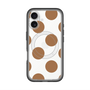 スリムプロテクションプレミアムケース with MagSafe［ シンプルドット - Brown ］