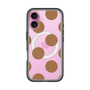 スリムプロテクションプレミアムケース with MagSafe［ シンプルドット - Brown ］