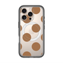 スリムプロテクションプレミアムケース with MagSafe［ シンプルドット - Brown ］