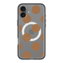 スリムプロテクションプレミアムケース with MagSafe［ シンプルドット - Brown ］