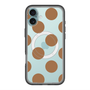 スリムプロテクションプレミアムケース with MagSafe［ シンプルドット - Brown ］