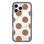 スリムプロテクションプレミアムケース with MagSafe［ シンプルドット - Brown ］